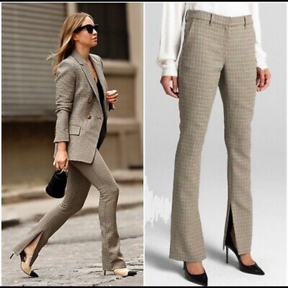 A.l.c. | Javier Gold Multi Split Hem Pants Size 6